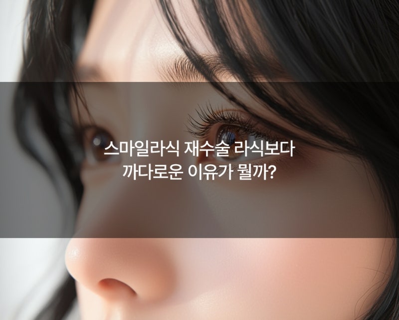 스마일라식 재수술 라식보다 까다로운 이유가 뭘까?
