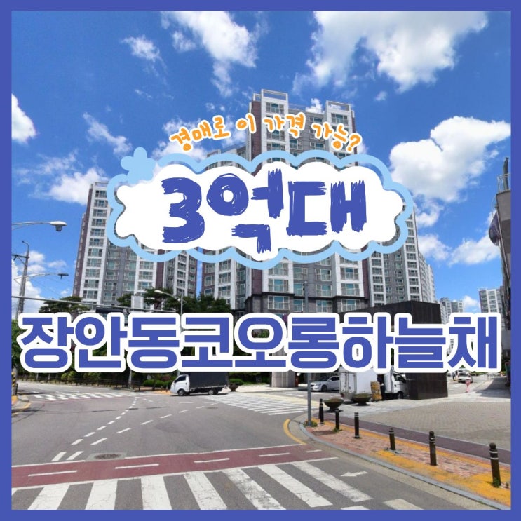  장안동 코오롱하늘채, 경매 물건 분석