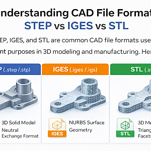 STEP, IGES, STL 파일 차이점, 설계 파일 종류, 중국 OEM 업체 필전산