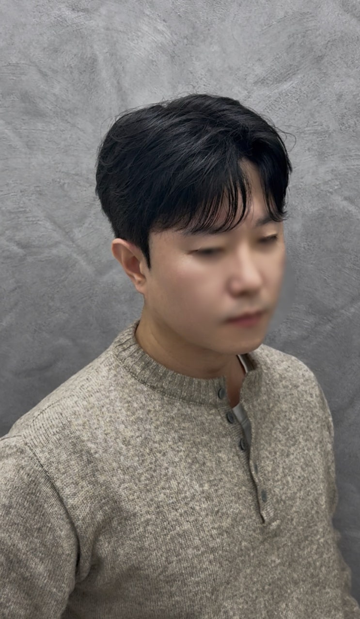  서면남자머리 세미리프다운펌 민성디자이너 후기 헤어비브 서면본점