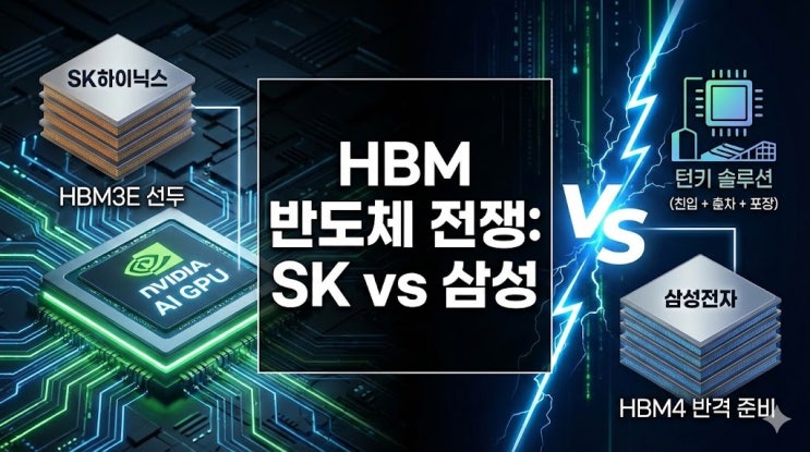  HBM이 뭐길래? SK하이닉스 vs 삼성전자 HBM4 승부와 관련주·ETF까지 한 번에 정리