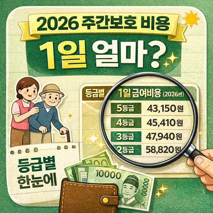  청주주간보호센터, 가경동 주간보호 센터 : 부모님 주간보호 센터, 한 달 비용은 얼마일까? 등급별 계산해 봤습니다