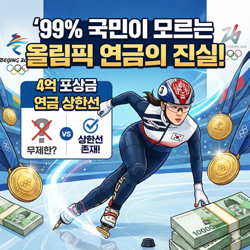 쇼트트랙 최민정 금메달 올림픽 연금과 포상금 총액