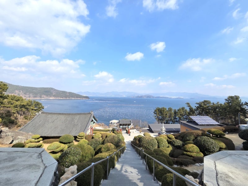 창원 가볼만한 절 추천 | 마산 바다뷰 장수암