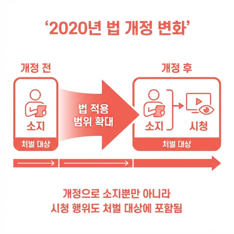 성착취물 스트리밍 시청, 성폭력처벌법 성립 요건 관련 이미지 3