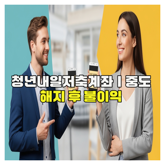  청년내일저축계좌｜중도 해지 후 불이익