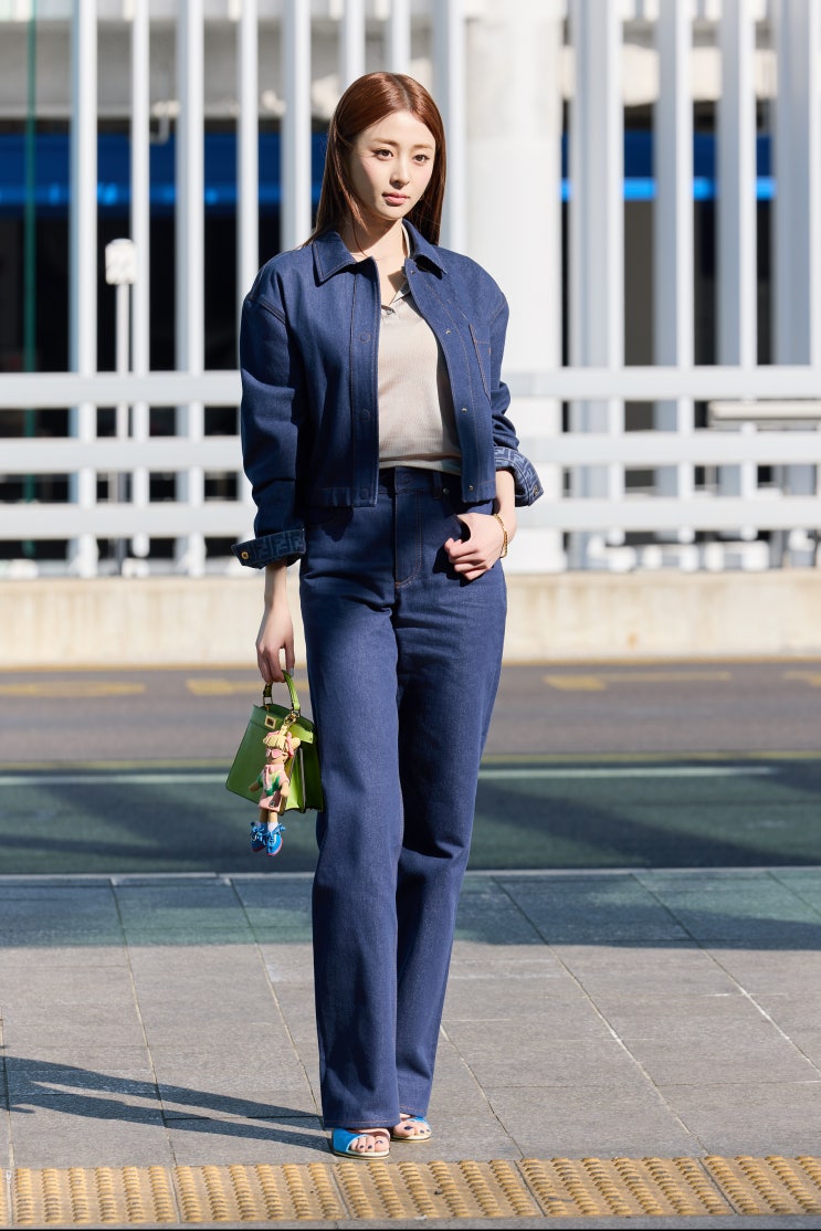  르세라핌 허윤진, 밀라노 '펜디26FW' 패션쇼 참석차 출국