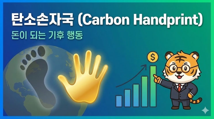  [경제 키워드] 착한 기업을 넘어 '돈 버는 지구 지킴이'로, 탄소손자국(Carbon Handprint)의 모든 것