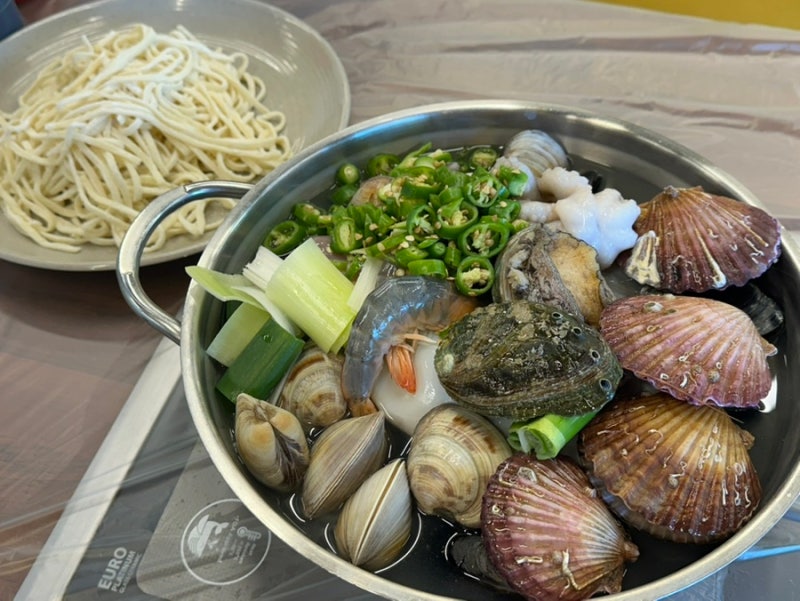 인천 계양구 복많네 해물칼국수 해산물 비주얼 맛집