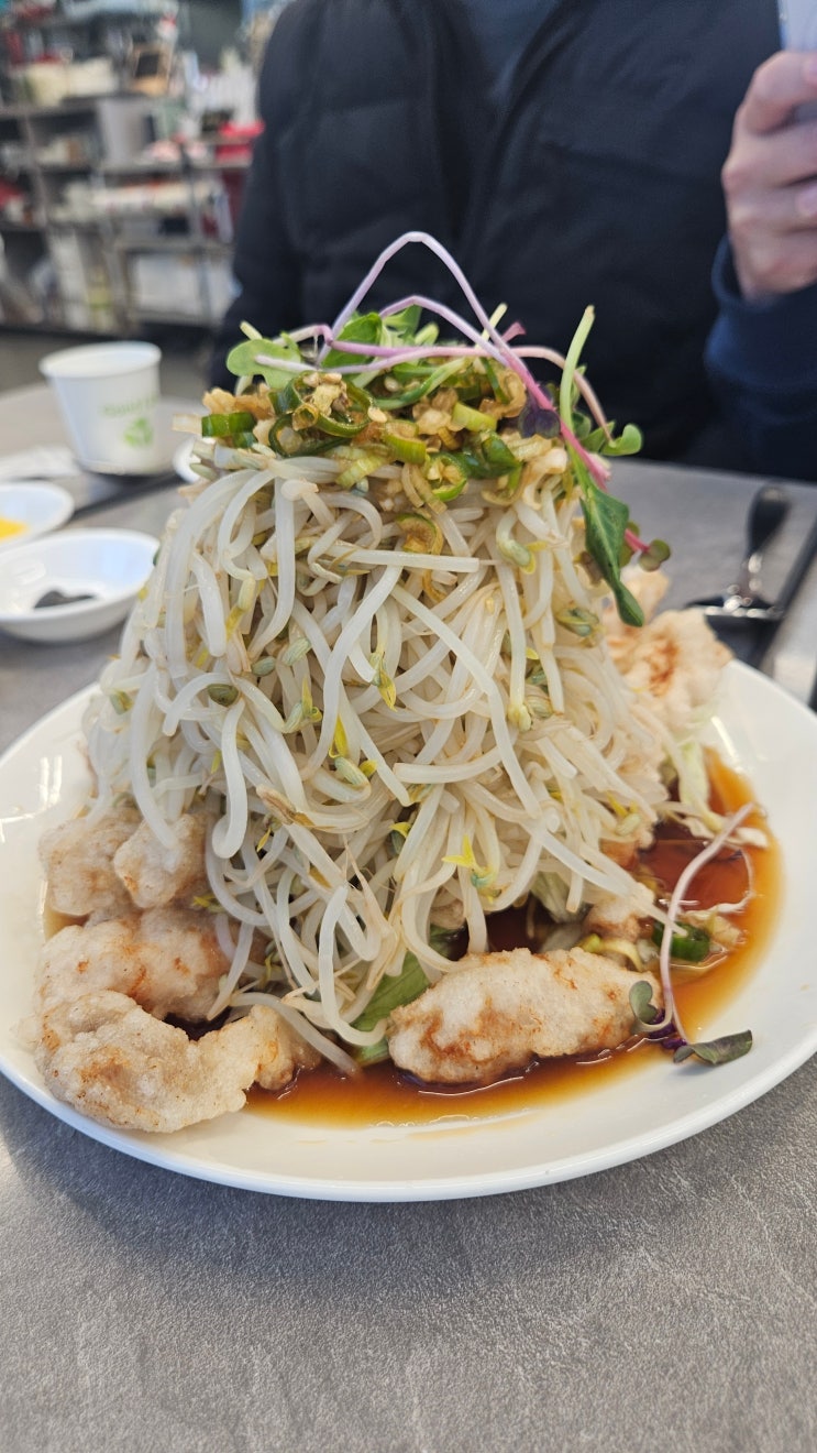  [춘천 중식당] 숙주산을 아시나요? 15cm 산더미 탕수육 비주얼의 실체, 춘천 천미향