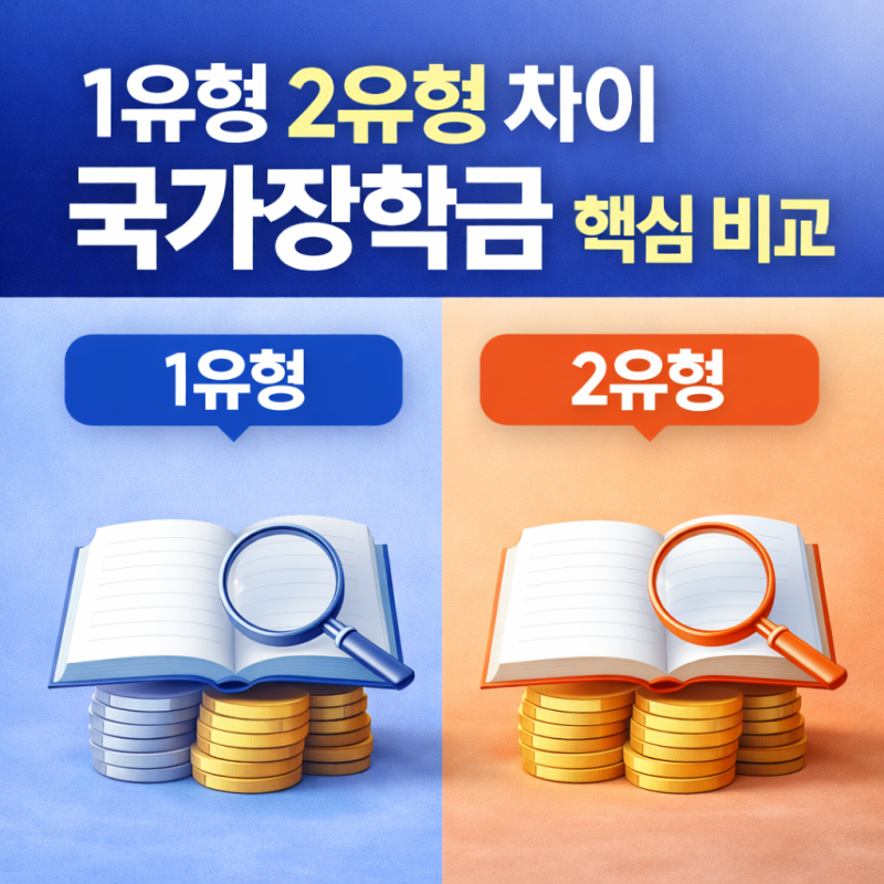 국가장학금 1유형 2유형 차이 이해 쉽게 정리