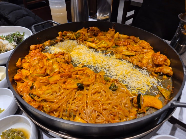  군자 맛집 한식 추천 철판닭갈비 계탉닭