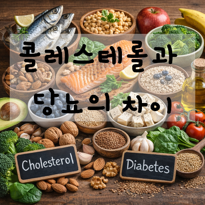 고지혈증과 당뇨의 차이│당뇨 원인과 증상, 고지혈증 원인과 증상