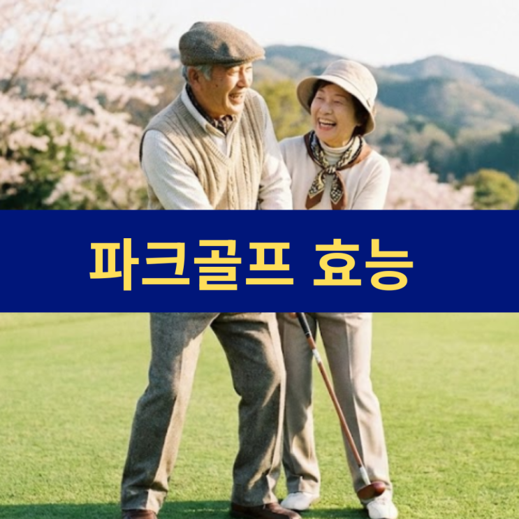  파크골프 건강 효능 | 파크골프가 노인 건강과 행복에 미치는 놀라운 효능 5가지