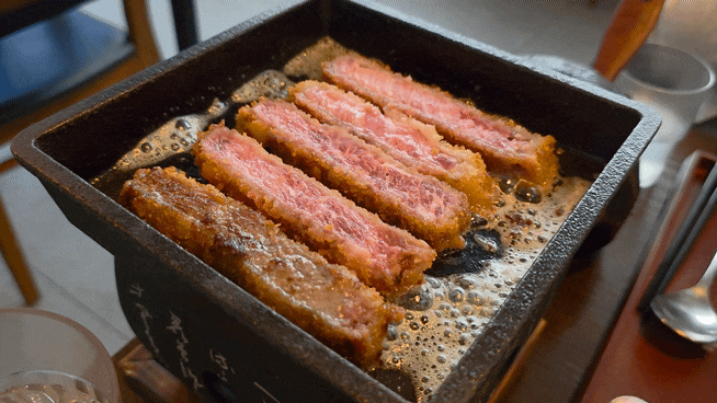  종각맛집 이치규 광화문점에서 안심, 채끝살 규카츠 후기 ft. 미니 화로에서 완성되는 겉바속촉