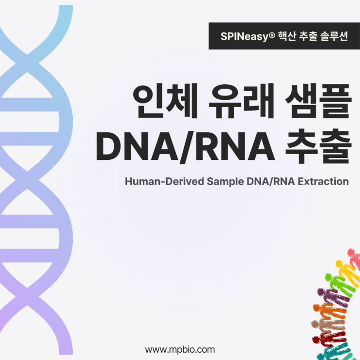  인체 유래 샘플 연구를 위한 핵산 추출, SPINeasy로 한 번에 해결