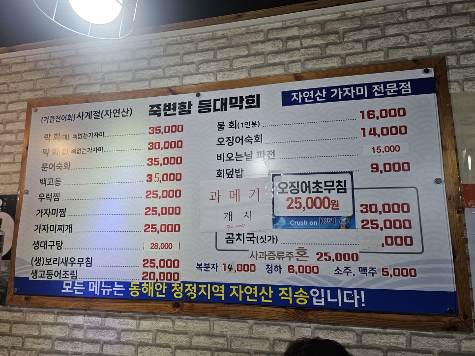 죽변항등대막회 사진 1