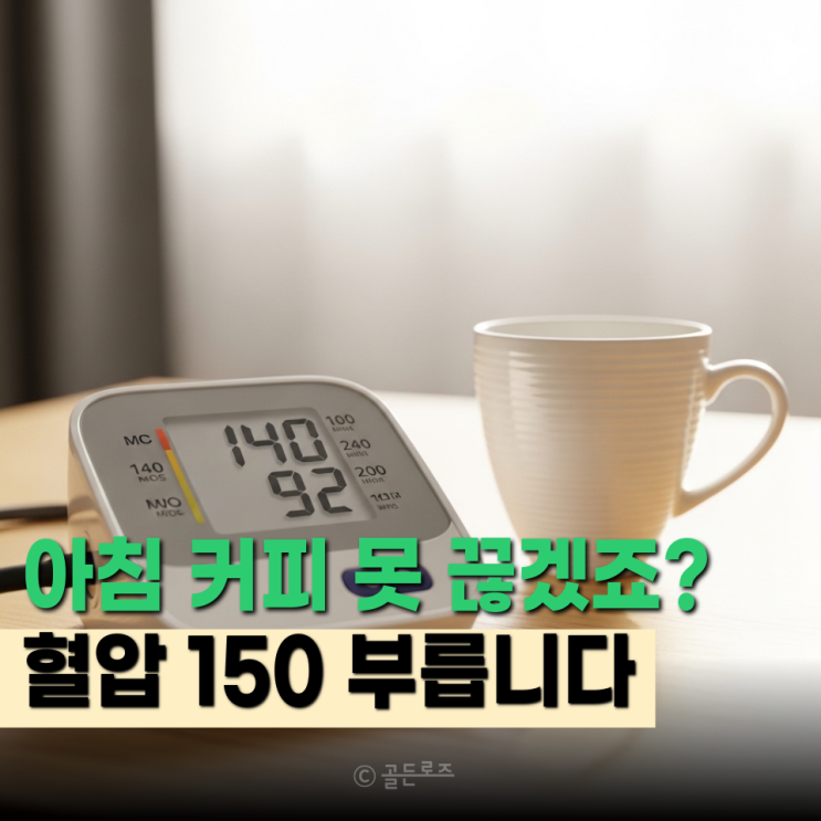  “아침에 커피부터?” 혈압낮추는법 망치는 의외의 생활습관 5가지