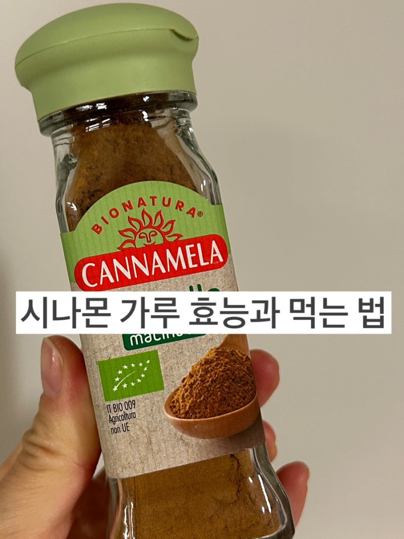 시나몬 가루 효능과 먹는 법(계피 차이 포함)