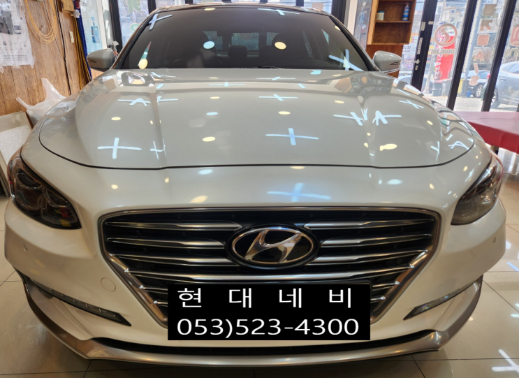  그랜저IG 순정네비게이션 부팅불량 수