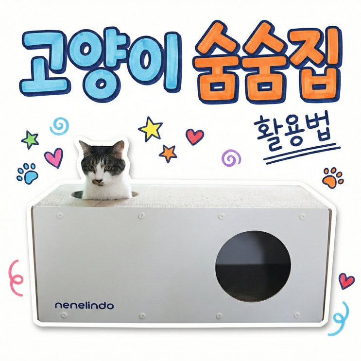  고양이 숨숨집 위치 추천! 좁은 거실 인테리어 살리는 가구 배치 꿀팁