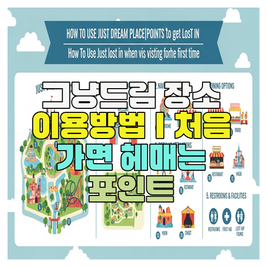  그냥드림 장소 이용방법｜처음 가면 헤매는 포인트