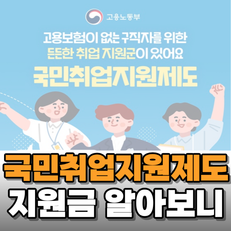  국민취업지원제도 1유형, 2유형 지원금 알아보니