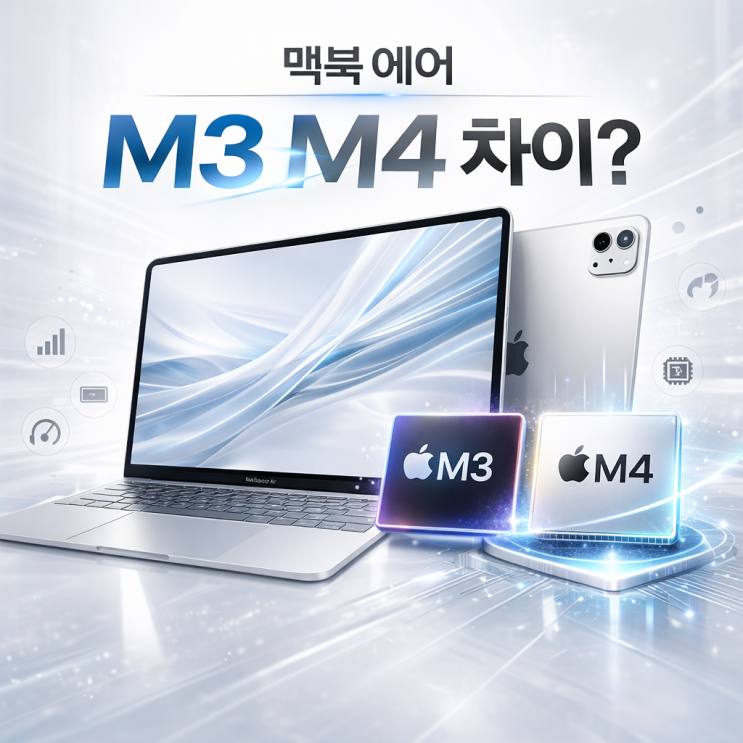  맥북 에어 m3 m4 차이? 뭘 살까?