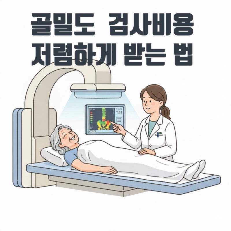 골밀도 검사 비용 저렴하게 받는 법 보건소 VS 일반 병원