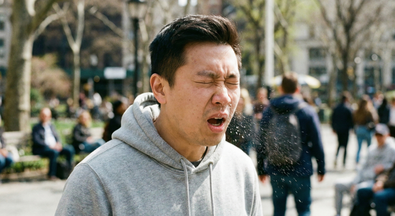 코흘리고 발작적인 재채기 [알레르기비염] 나만 아는 근본치료