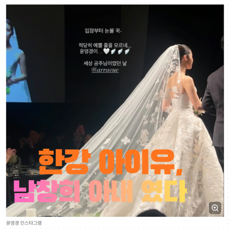 ‘한강 아이유’ 윤영경 누구? 남창희 아내 배우→공무원 반전 근황