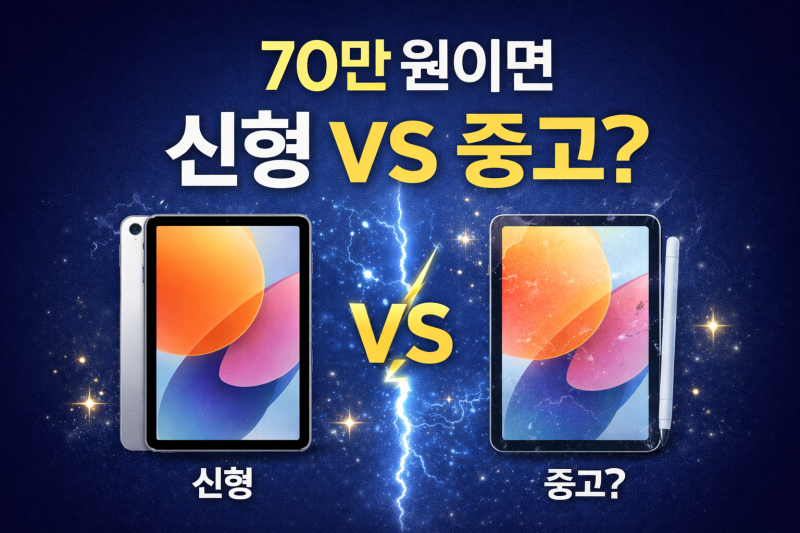 아이패드 11세대 vs 중고 아이패드 프로 4세대 | 같은 70만 원, 무엇을 선택해야 할까?