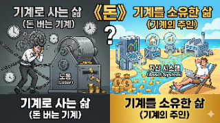  평생 돈 버는 기계로 살 것인가, 돈 버는 기계를 소유할 것인가 – 《돈》책이 던지는 질문