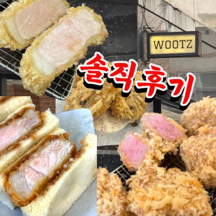  대전 돈까스 맛집 우츠 WOOTZ 후기 (feat 저온카츠 밑젖음)