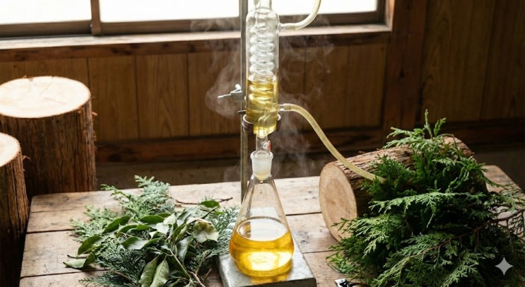  숙면에 도움이 되는 천연 수면제, 알파피넨 편백 아로마 오일