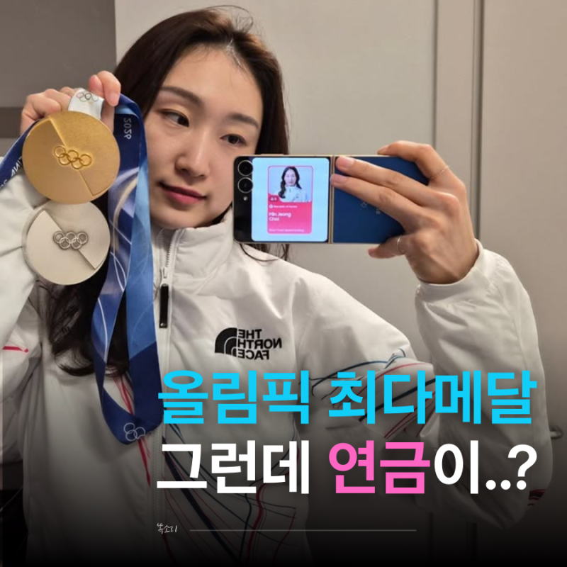 올림픽 메달만 7개, 최다메달 신기록 최민정 연금 "이만큼" 받는다고?