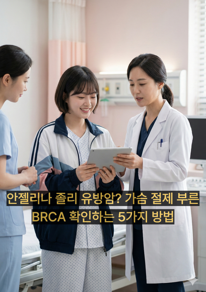 안젤리나 졸리 유방암? 가슴 절제 부른 BRCA 확인하는 5가지 방법