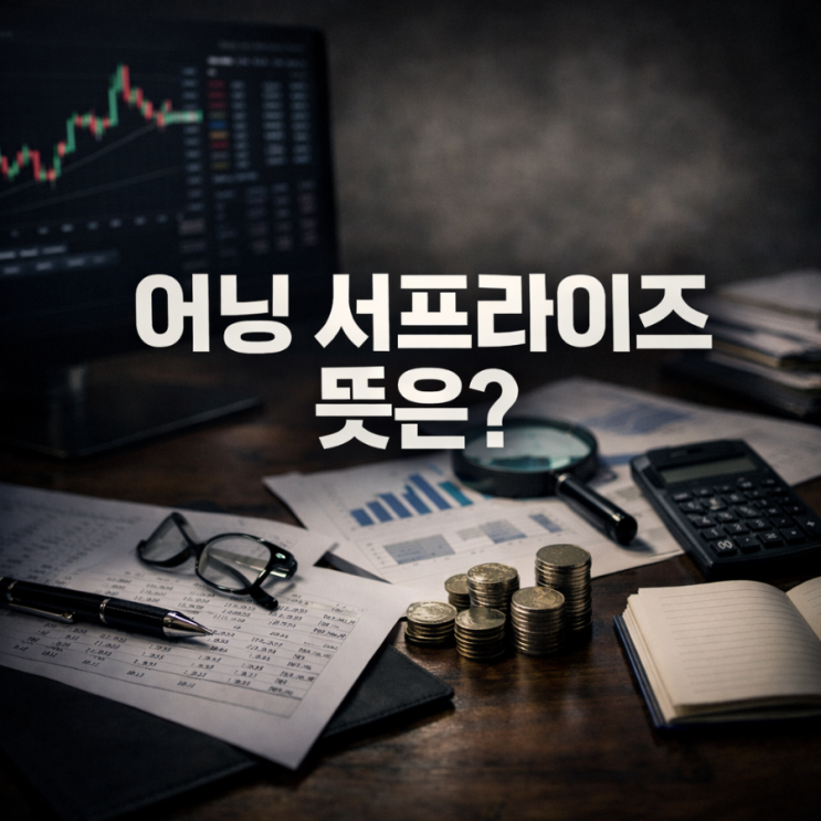  어닝 서프라이즈 뜻(정의)부터 사례·어원까지: “깜짝 실적”을 5분 만에 이해하기
