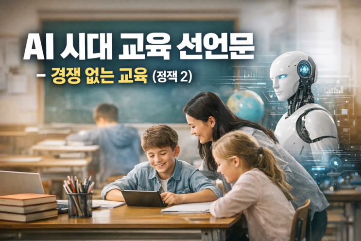  AI 시대 교육 선언문 - 경쟁 없는 교육 (정책 2) | 문화예술교육 3회 《10만 독자》와 함께한 늦봄(晩春) 박상열 작가