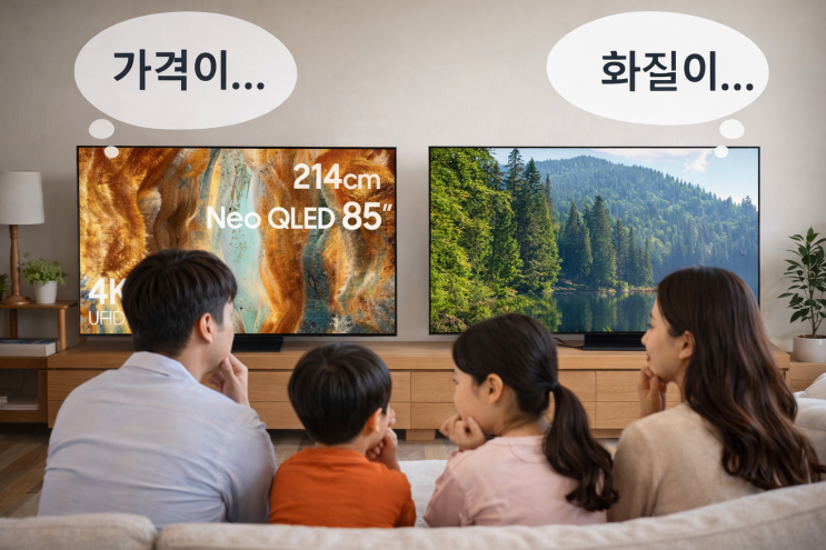  NEOQLED QLED차이 75 85인치 추천