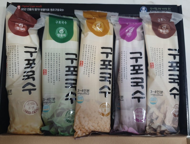 [선물 추천] 60년 전통의 맛, 정성을 전하는 '구포국수 5종 세트' 리뷰