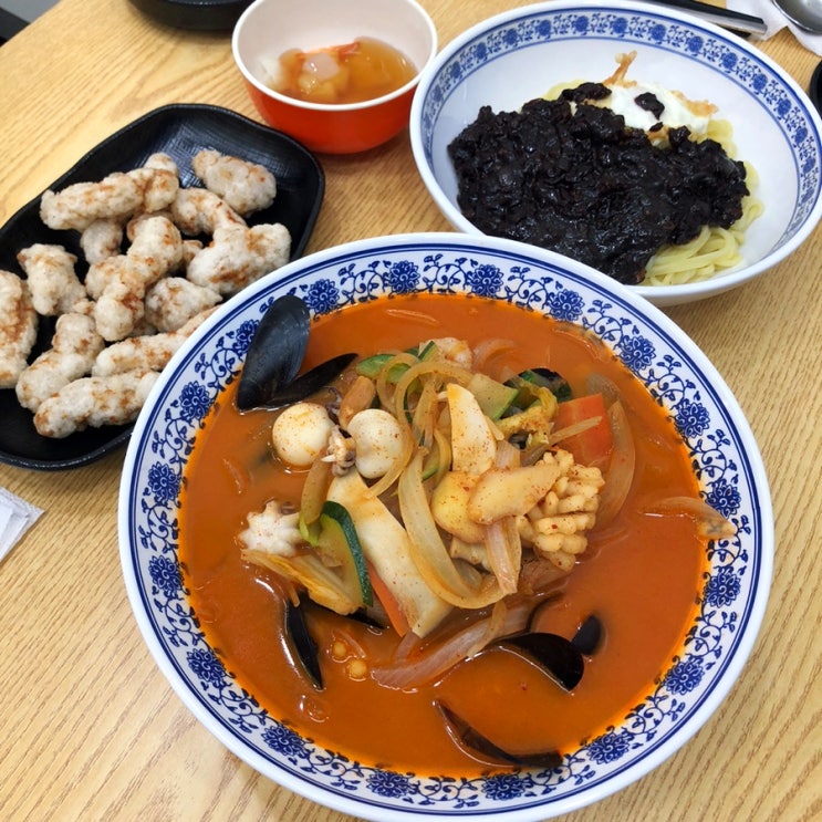  인천논현동중국집 굿짬 남동공단맛집 짬뽕 짜장면 탕수육