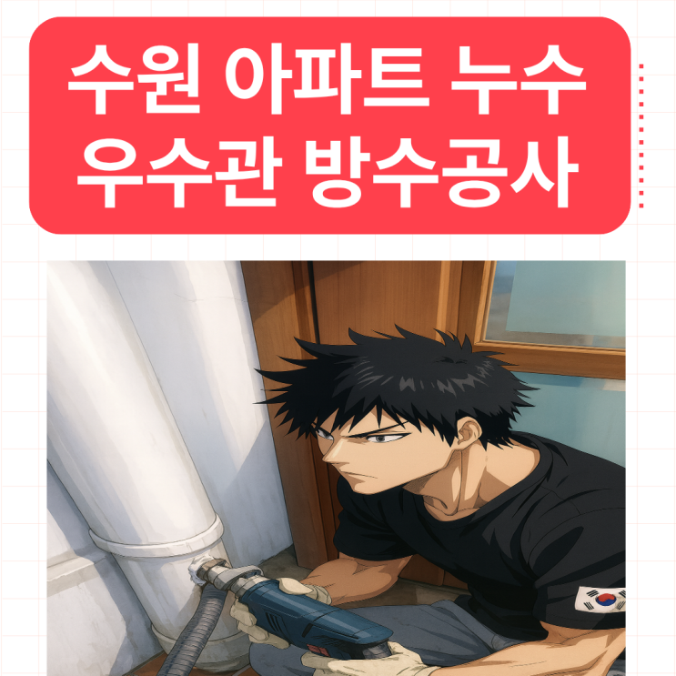  수원 아파트 누수 장안구 조원동 천장 바닥 물샘 해결 방법