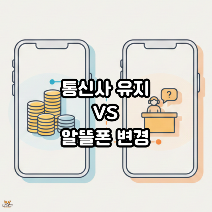  지금 통신사 유지 vs 알뜰폰 변경, 어떤 선택이 더 나을까