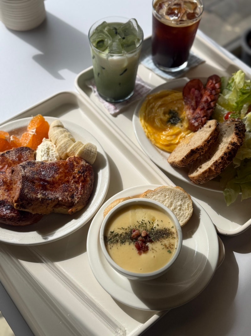 신대방 브런치 [미니멈 올데이] 프렌치토스트 감자수프 맛집 주차가능