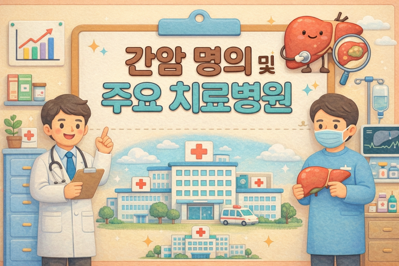 대한민국 간암 명의 및 주요 치료 병원