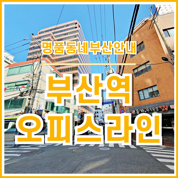  [부산역] 알짜배기 매물들이 많은 지하철 부산역 인근 로컬오피스 상권 분석!