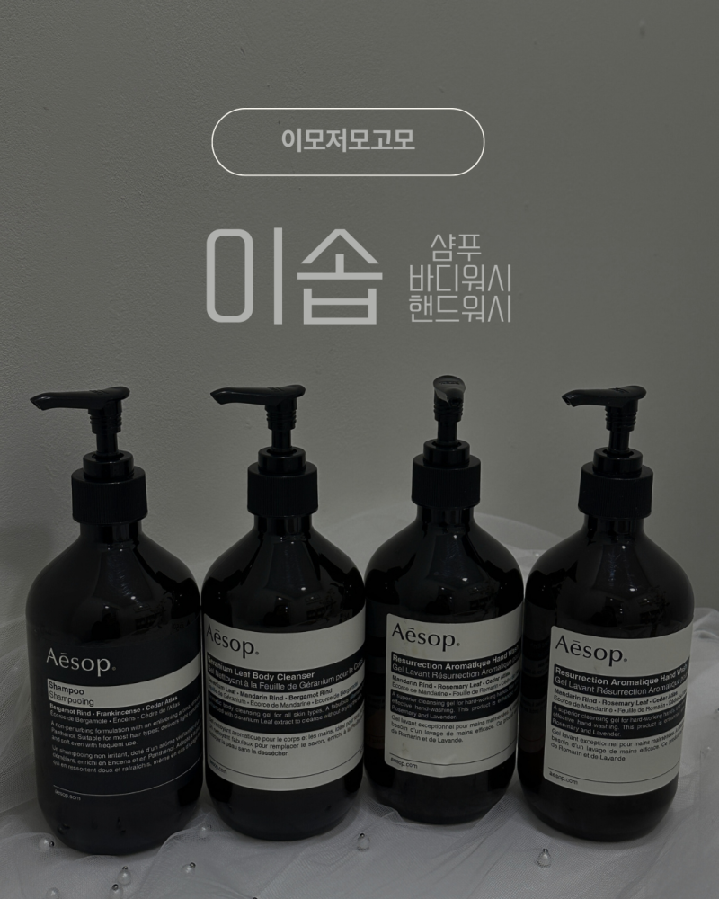 집들이 선물 추천템 이솝 3종세트