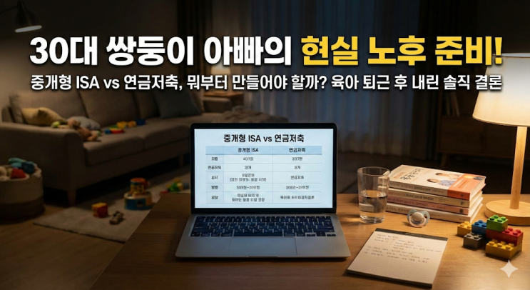  중개형 ISA 연금저축 차이점 비교, 현실 노후 준비 후기