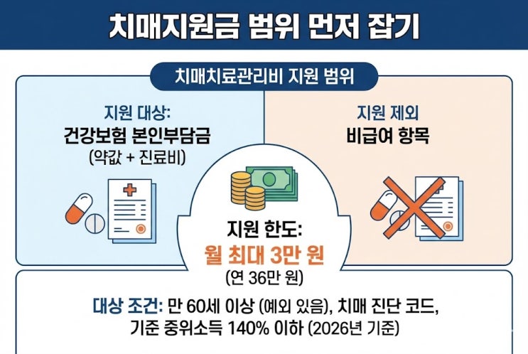  치매지원금, 치매안심센터 등록 후 처방전·영수증 제출이 막히는 구간